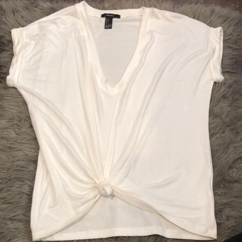 Forever 21 loose knotted tee